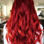 fiery red curls