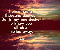 rumi a thousand desires