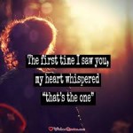 the first time i saw you