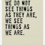 anais nin we do not see things as they are